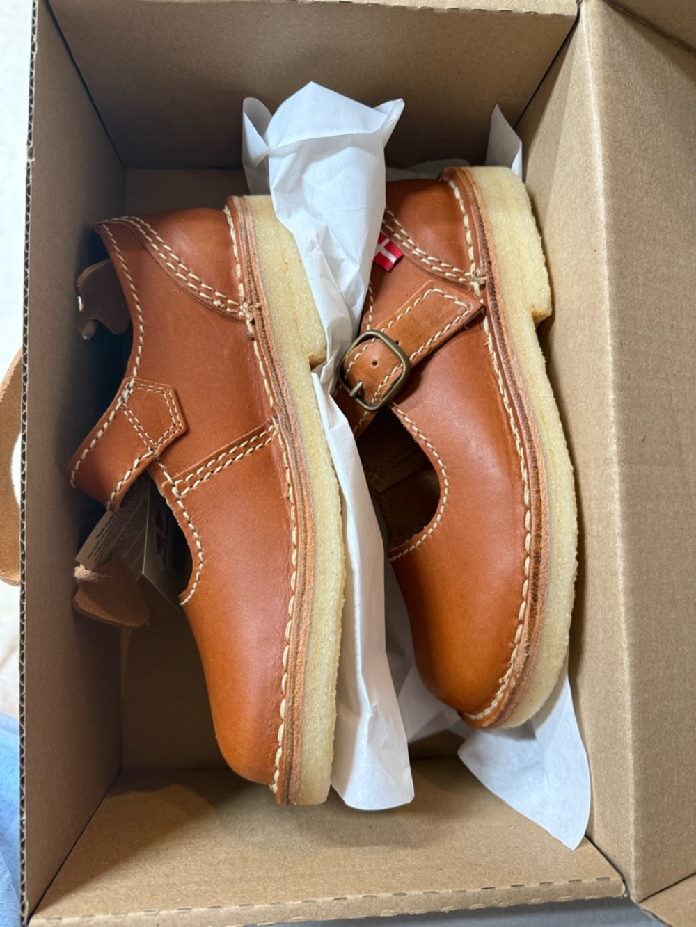 NEW Duckfeet Himmerland (Brown, size 37)